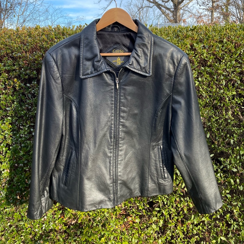 Carlo Amboldi Private Label Leather Jacket XL